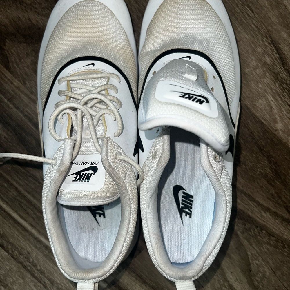 Nike Classic White and Black Shoes